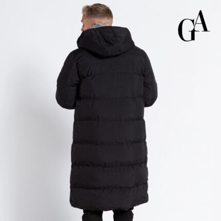 Gatthe-Signature Longline Jacket – Black
